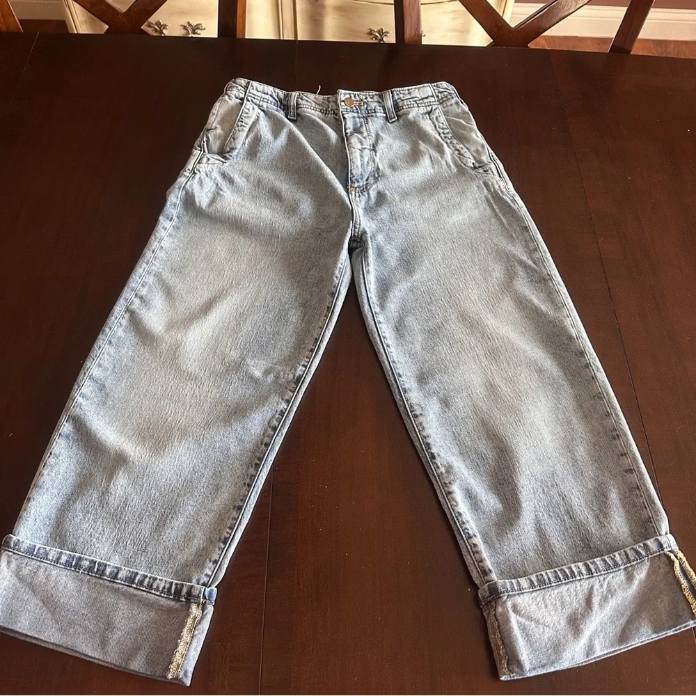 Anthropologie Pilcro cuffed Lonnie high rise size 28 p or 6 - Picture 2 of 7